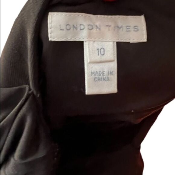 London Times Beaded Dress - Picture 5 of 6